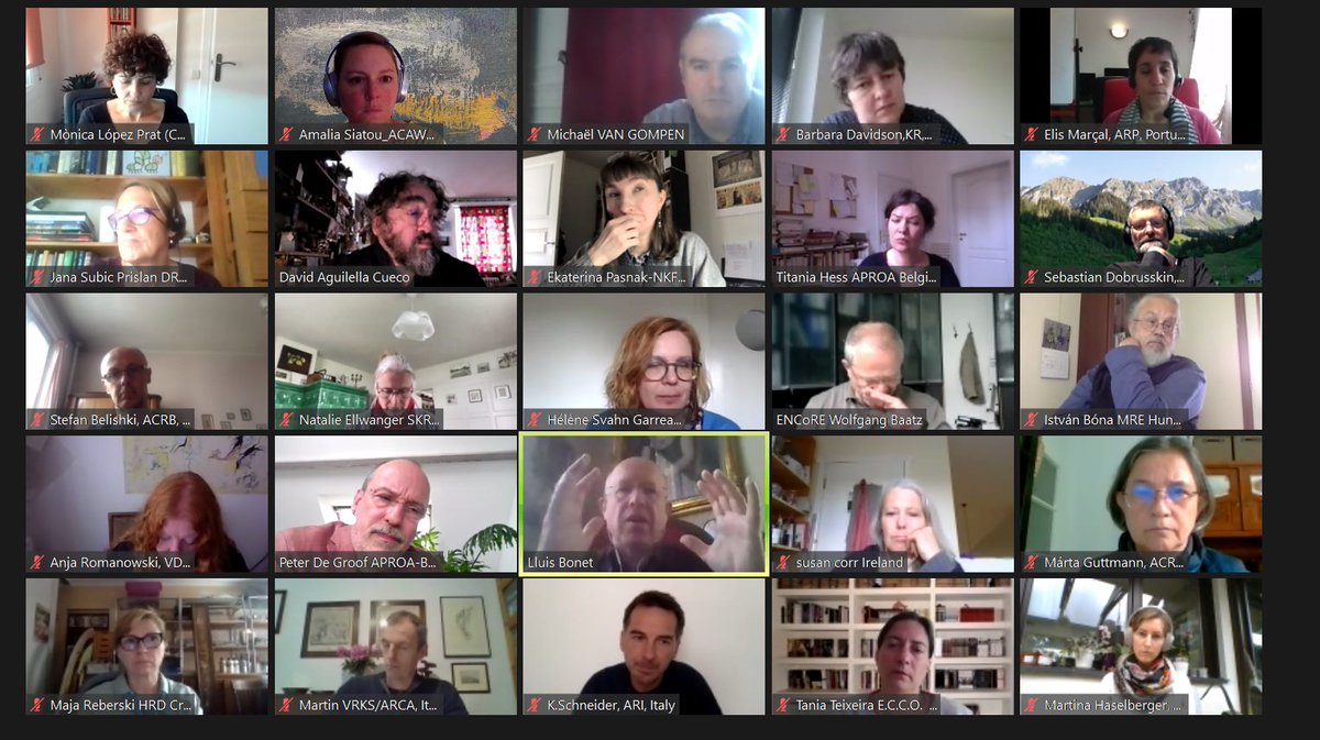 ecco_eu's tweet photo. The E.C.C.O. General Assembly was developed this Saturday with discussions on the #CHARTER project, among others. #ConservatorRestorers #EuropeForCulture
Thank you to all the Delegates! #ECCOCommunity https://t.co/Z4E1OWgGOz