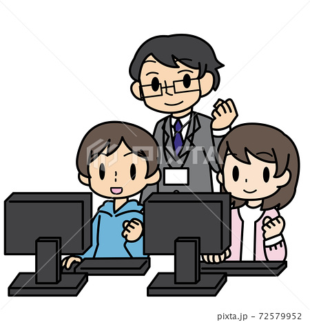 تويتر Build Sapporo على تويتر かわいいタッチのパソコン教室の先生と生徒イラスト キリリ 素材番号 T Co Dmsfwdtgvn で ストックイラスト を販売中です おはようございます T Co Bg7vlcdeen