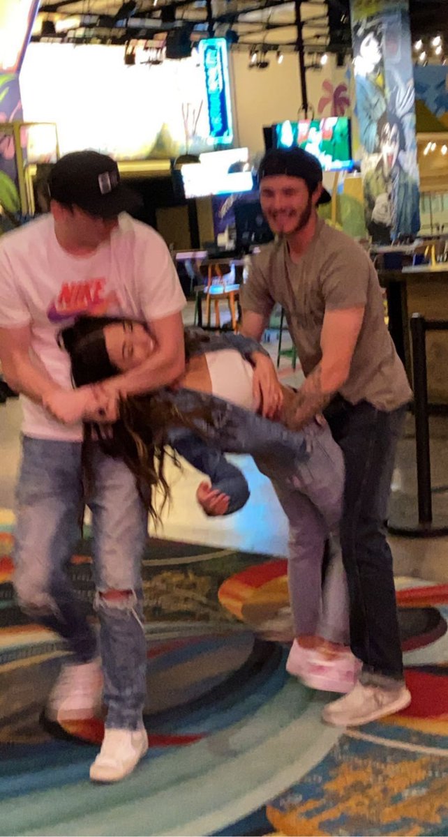 32_Clark's tweet photo. When the bride tries to crash the Bachelor party. 💪😤 https://t.co/WeqHlmN9TL