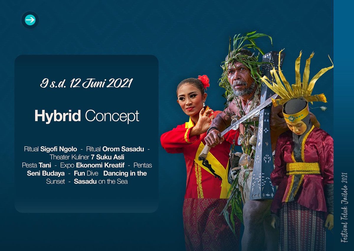 TelukJailolo's tweet photo. #festivaltelukjailolo2021 #kharismaeventnusantara #kemenparekraf https://t.co/iXYeGXxgOw
