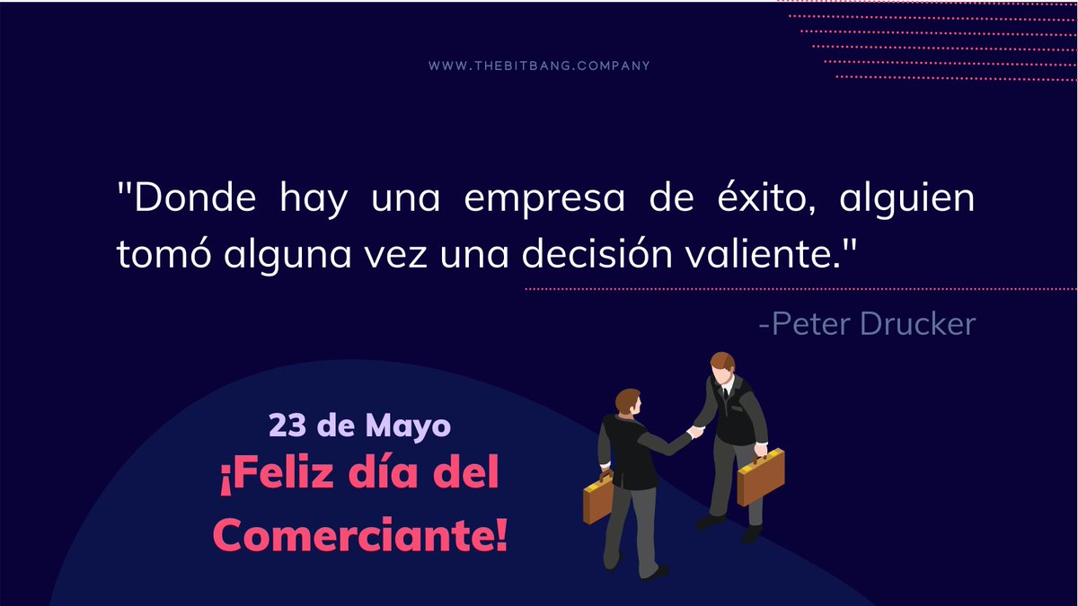 Extendemos un especial saludo en su día a nuestros amig@s emprendedores, por su incansable esfuerzo y compromiso para impulsar el crecimiento y la competitividad de sus negocios, propiciando también el progreso de la economía de nuestro país.
#comerciante #emprendedores #pymes