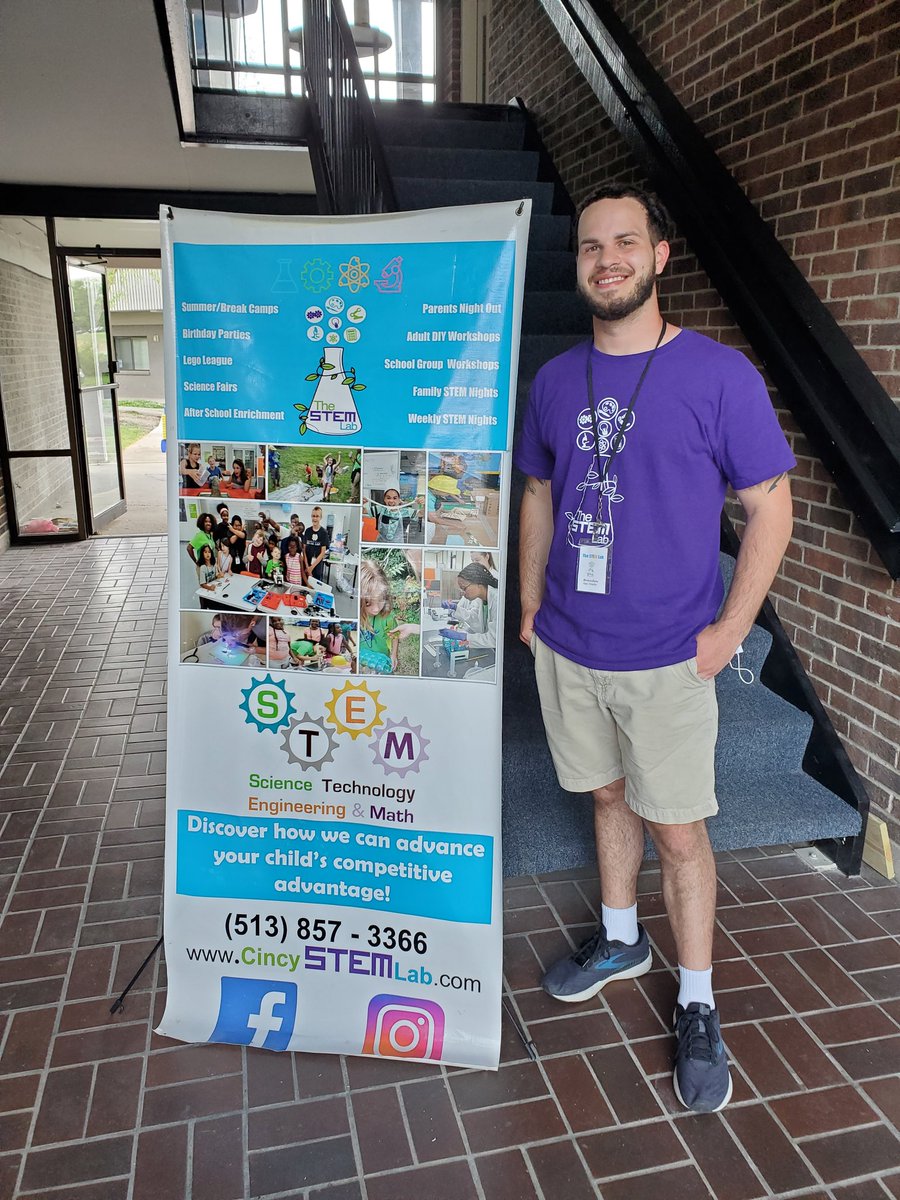BradleyBLanier's tweet photo. We had a great Parent Open House @ The STEM Lab today. Our team is ready to rock camp season! #TheSTEMlab @BlueSkyVirtual1 @PaulYeckel @SycamoreSchools @MtHealthySchool @VikingDiffSuper @LakotaSuper @CincyParks @FCSDNews @ucincinnati @DeerParkSchools https://t.co/i0dHZ6hqZx