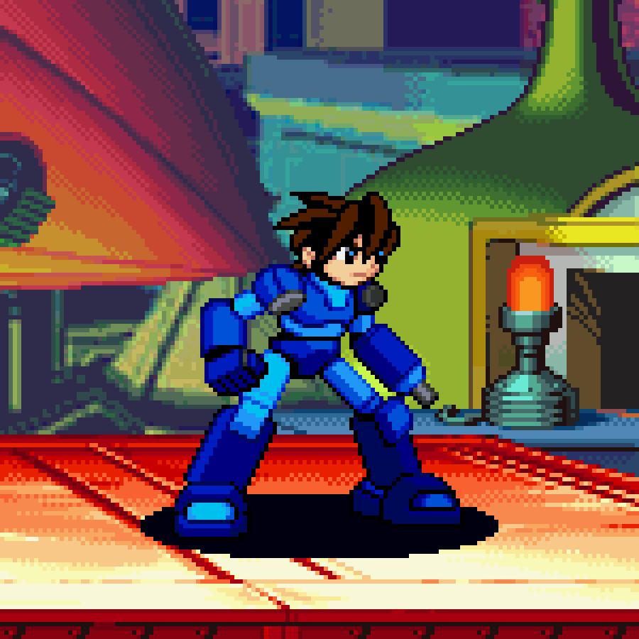 I'd only ever seen versions that were just Mega Man sprite edits
