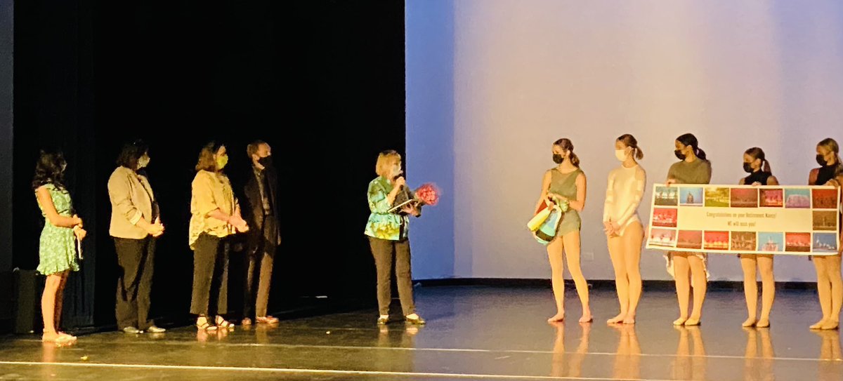 220Arts's tweet photo. Ms. Reyes &amp; our orchesis dancers, past and present, made today’s concert for Nancy extra special. From the orchesis quilt to a tribute video, your respect shone through. Nancy was also presented an “Outstanding Arts Educator Award” from the Barrington Cultural Commission! https://t.co/6hwBHjt3n6