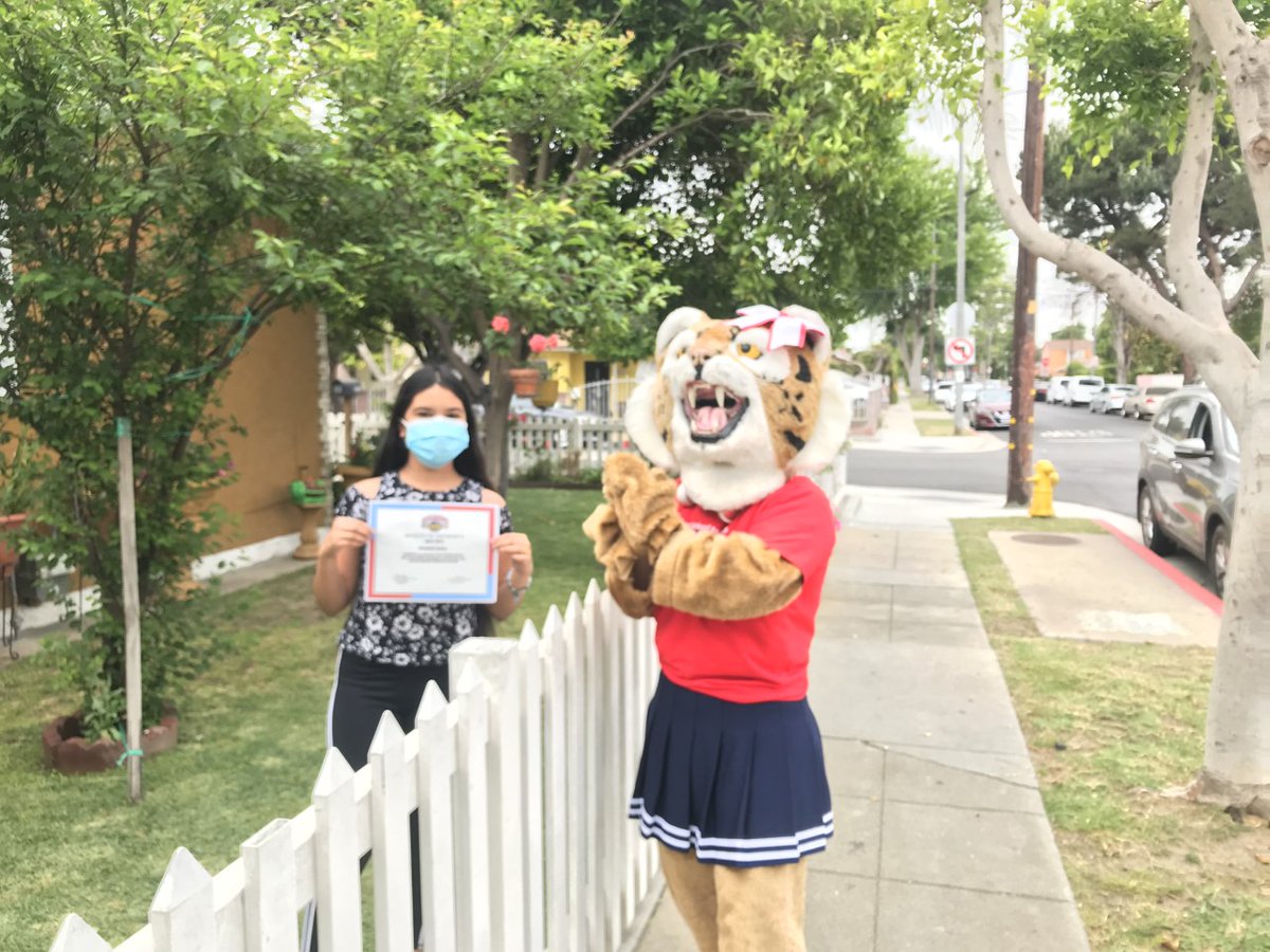 _theMightyZ's tweet photo. Students were surprised when Wilma and Wylie the Wildcats delivered their 'Wildcat of the Month' Certificates. Congratulations students! Who will be next? #WeArePUSD https://t.co/HbckMM4bwt