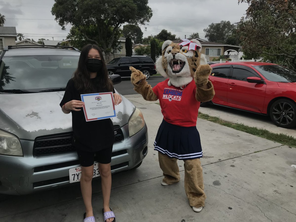 _theMightyZ's tweet photo. Students were surprised when Wilma and Wylie the Wildcats delivered their 'Wildcat of the Month' Certificates. Congratulations students! Who will be next? #WeArePUSD https://t.co/5ESwU5Bmg6