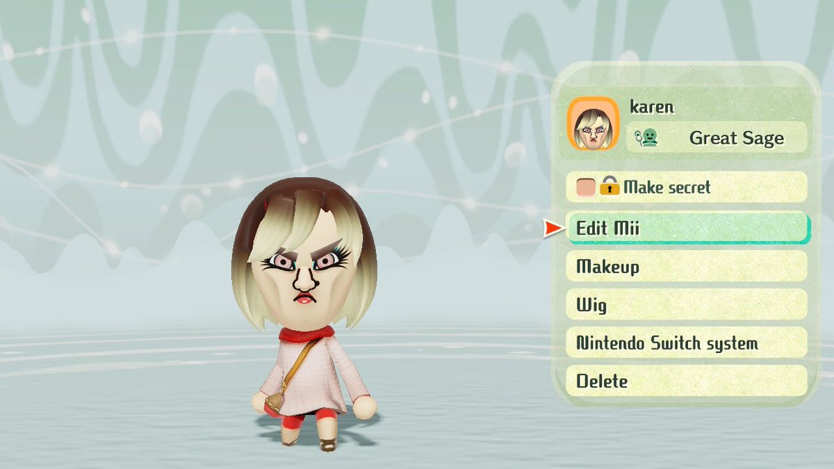 druebear2's tweet photo. She will speak to the manager #miitopiaswitch #miitopia #karen https://t.co/bLULf27TeC