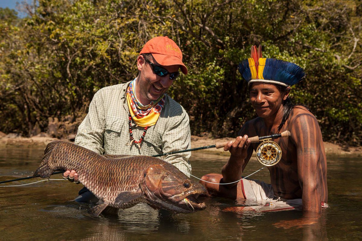 KendjamLodge's tweet photo. At Kendjam, anglers have a fully immersive experience into the jungle and the local Indigenous community while enjoying some of the best fly fishing in the world.

Ph: Simone Giovine
#flyfishing #flyfish #jungleflyfishing #untamedangling #kendjamlodge https://t.co/UuPvsfqBrn