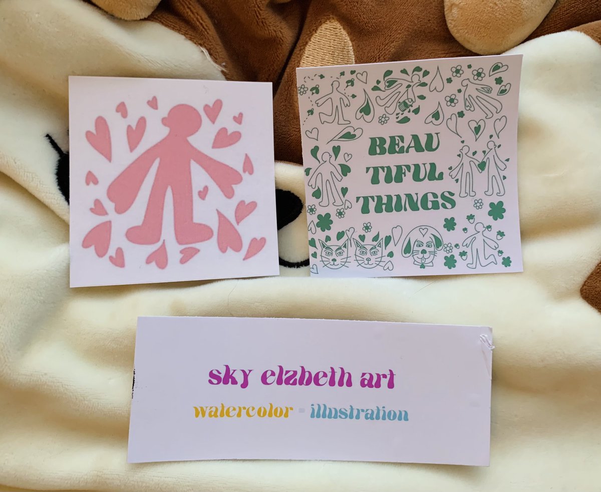 igobymo's tweet image. ONCE AGAIN I am blown away by the lovely art I’ve received from @That_Humann. No words can express how much these happy illustrations mean to my soul.