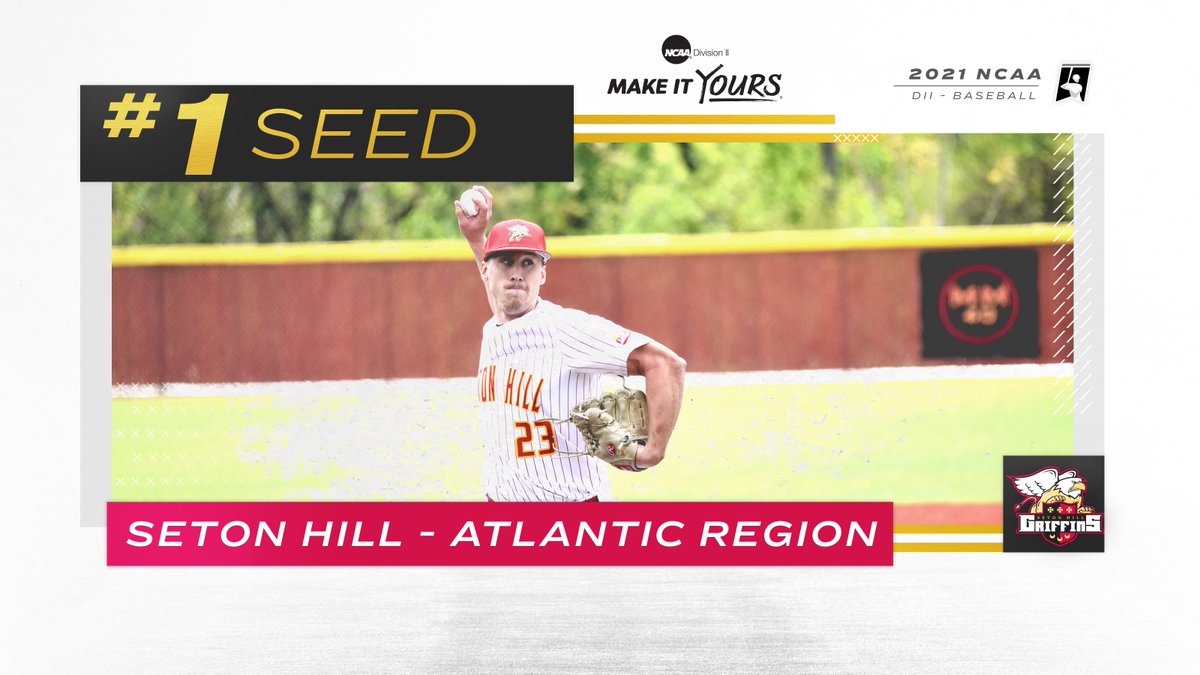 NCAADII's tweet photo. Representing the Atlantic Region as the No. 1 seed, Seton Hill! 

#D2BSB | #MakeItYours https://t.co/HBnnYFjIq9