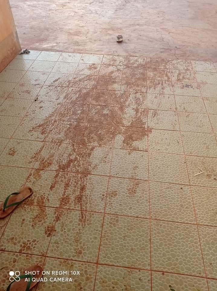 Maythet_ko's tweet photo. Myanmar Junta attacked a Catholics Church where civilians are staying as refugees in Kayah State, Myanmar. Four people brutally murdered. People in Myanmar urgently need protection from the International Community. @StateDept @UN_HRC @USAmbUN
@POTUS @hrw
#SaveMyanmar 
#HelpKayah https://t.co/6rWdRXJD5A