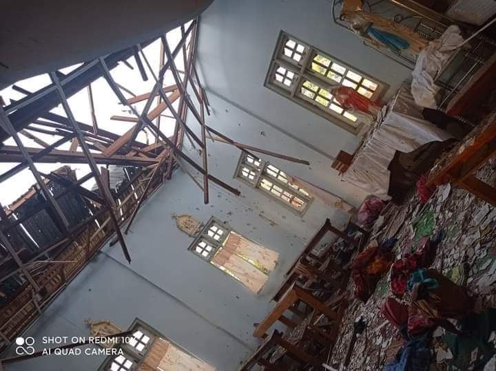Myanmar Junta attacked a Catholics Church where civilians are staying as refugees in Kayah State, Myanmar. Four people brutally murdered. People in Myanmar urgently need protection from the International Community. <a href="/StateDept/">Department of State</a> <a href="/UN_HRC/">UN Human Rights Council 📌 #HRC59</a> <a href="/USAmbUN/">U.S. Ambassador to the United Nations</a>
<a href="/POTUS/">President Donald J. Trump</a> <a href="/hrw/">Human Rights Watch</a>
#SaveMyanmar 
#HelpKayah