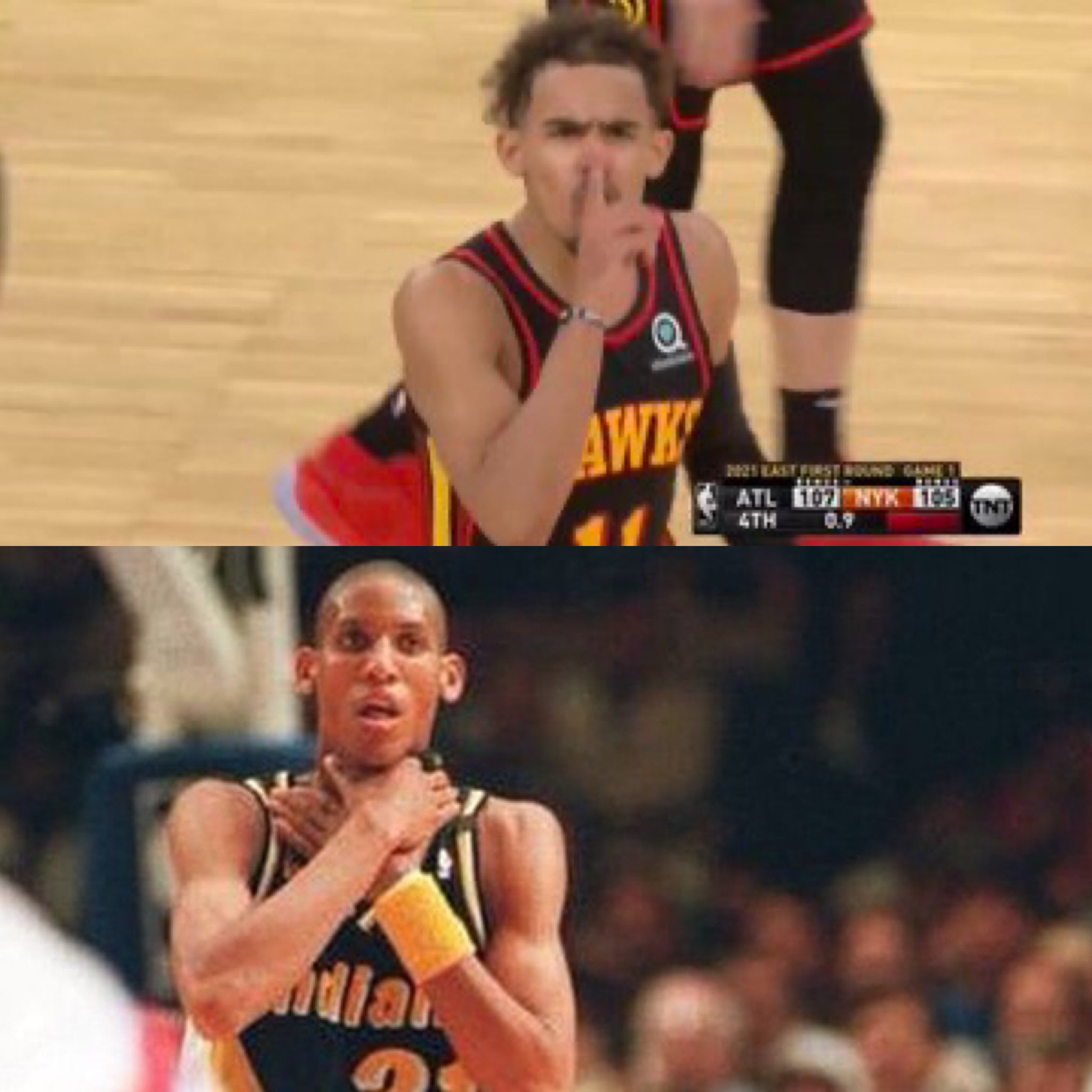 reggie miller choke knicks