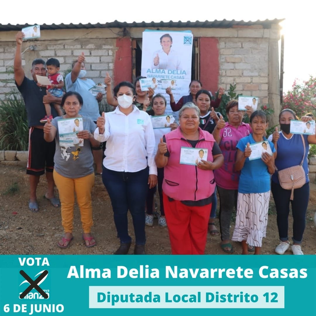 SoyAlmaDeliaN's tweet photo. Terminamos esta jornada escuchando a vecinos y vecinas de San Pedro Ixtlahuaca, mi compromiso es con la gente para el bienestar del #Distrito12.
Este 6 de junio #ConAlmayVision lo vamos a lograr 👍🏻
#VotaAlmaDelia #VotaNuevaAlianza https://t.co/wbadexp4lh