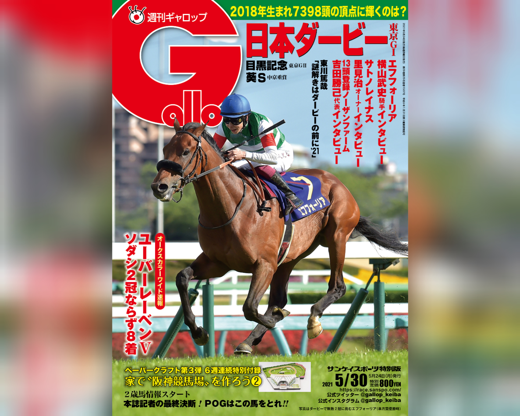 週刊gallop Weekly Gallop 今週は競馬の祭典 日本ダービー 18年生まれのサラブレッド7398頭の頂点に輝くのは 最新情報をチェック 日本ダービー エフフォーリア サトノレイナス 週刊gallop T Co Dyvzieu54p Twitter