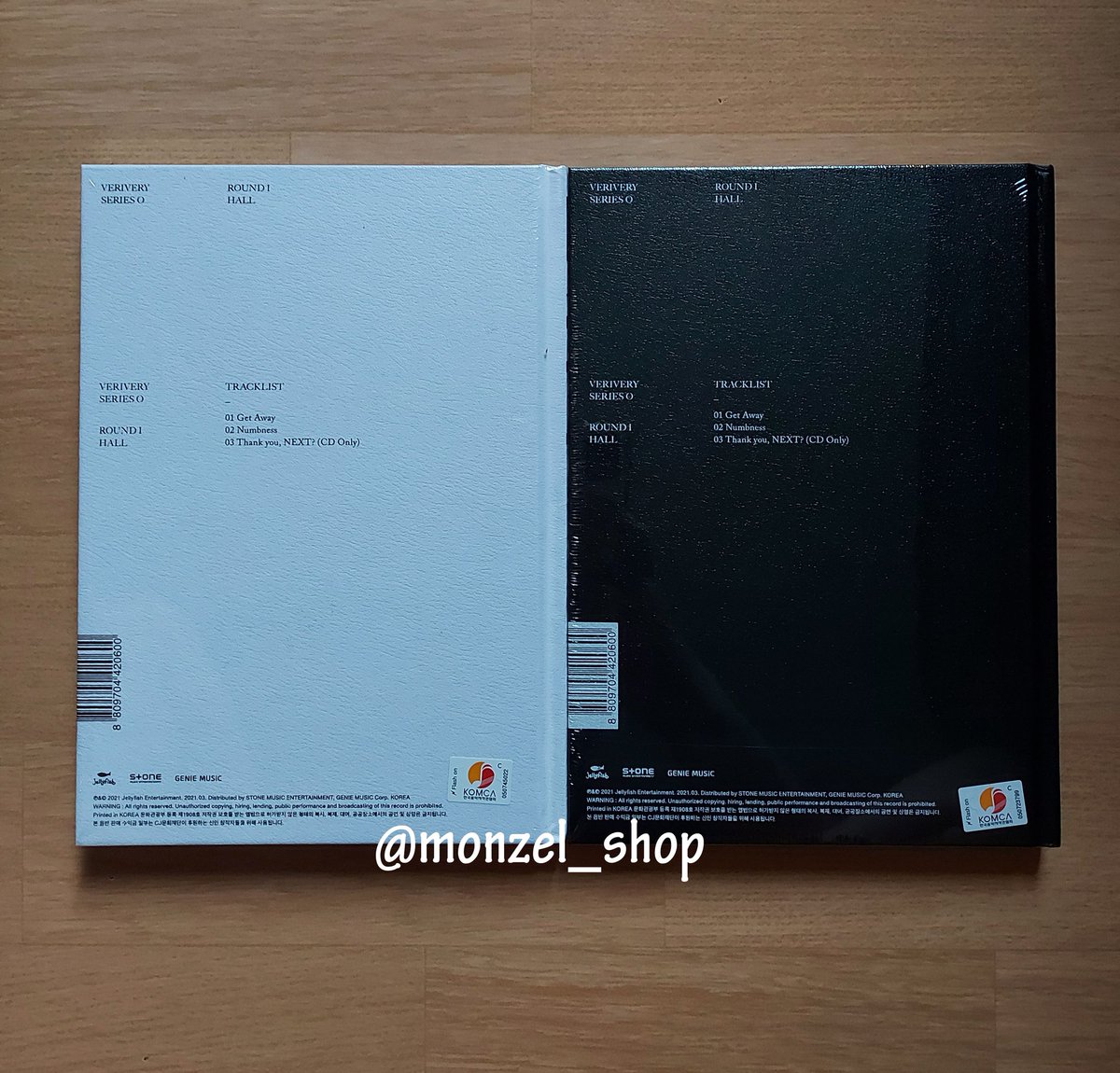 monzel_shop's tweet photo. READY STOCK

#MZ_VERIVERY #MZ_VRVR

WTS (INA ONLY)
VERIVERY - SERIES 'O' [ROUND 1 : HALL] Album sealed
📌with poster (include tube) @ 160 K
📌no poster @ 145 K
📌no poster + 1 Makestar Holo bene ver 1 (choose) @ 225 K
  ↳ Availability :
     - A ver (putih)
     - B ver (hitam) https://t.co/YEaKl3Y91A