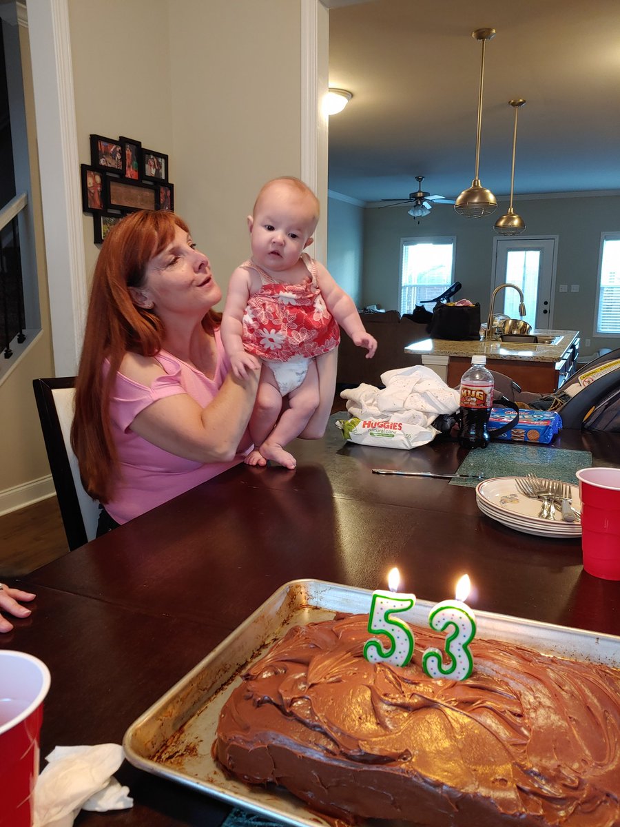 CBWare88's tweet photo. Had a blessed 53rd birthday with my family. Stacey and Anastasia took me out for breakfast (Ana told me to pick out a hat). Then we spent the day in Bowling Green with Kayla, Bryan, Dillan, and "baby Kennedy". https://t.co/wUQOhFKj68