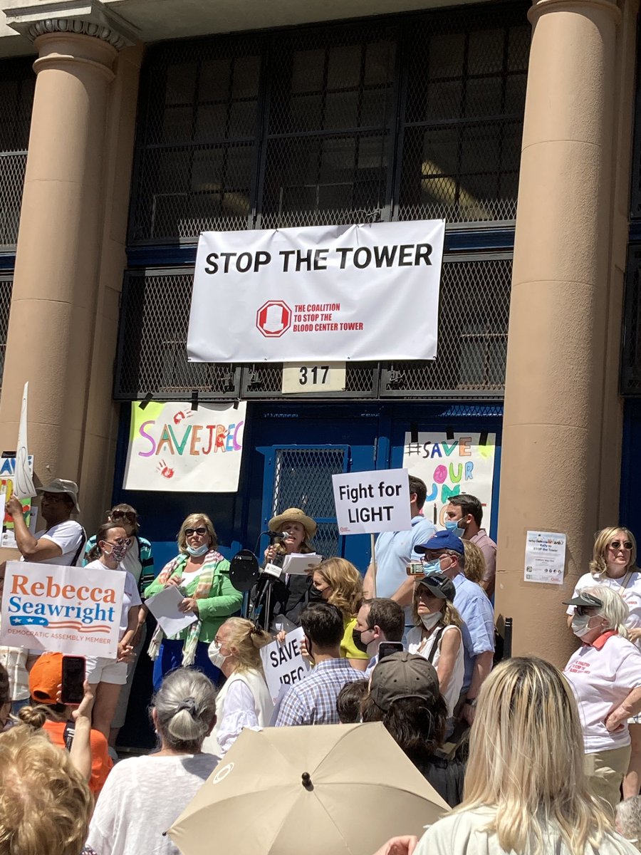 RepMaloney's tweet photo. This afternoon, I stood w elected officials, organizations, & residents to speak out against the Blood Center’s proposal to build a 334 ft tower. 🧵 https://t.co/PSSQWDoU2C