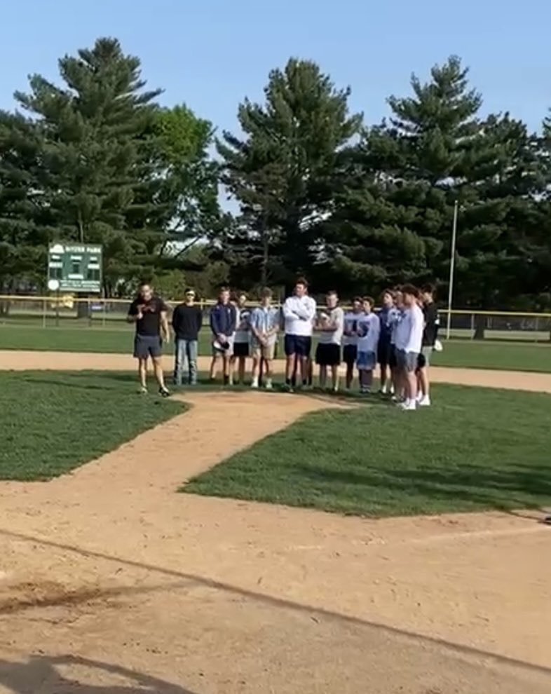 SAYBaseball's tweet photo. Thank you to the many current and former SAYB players and families that came out to Sitzer Park tonight to support SAYB and help celebrate and honor Mike Anderson! https://t.co/6EkjOOMQxY