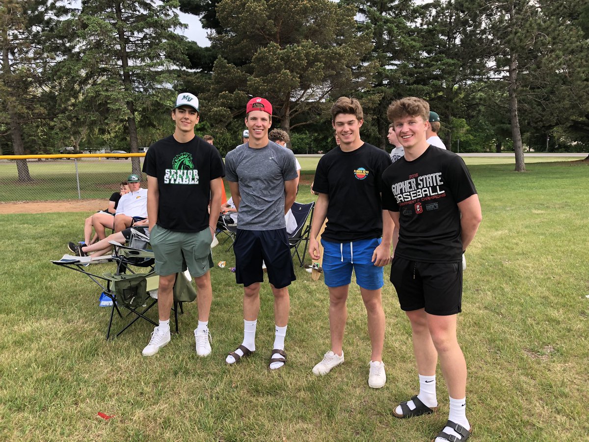 SAYBaseball's tweet photo. Thank you to the many current and former SAYB players and families that came out to Sitzer Park tonight to support SAYB and help celebrate and honor Mike Anderson! https://t.co/6EkjOOMQxY