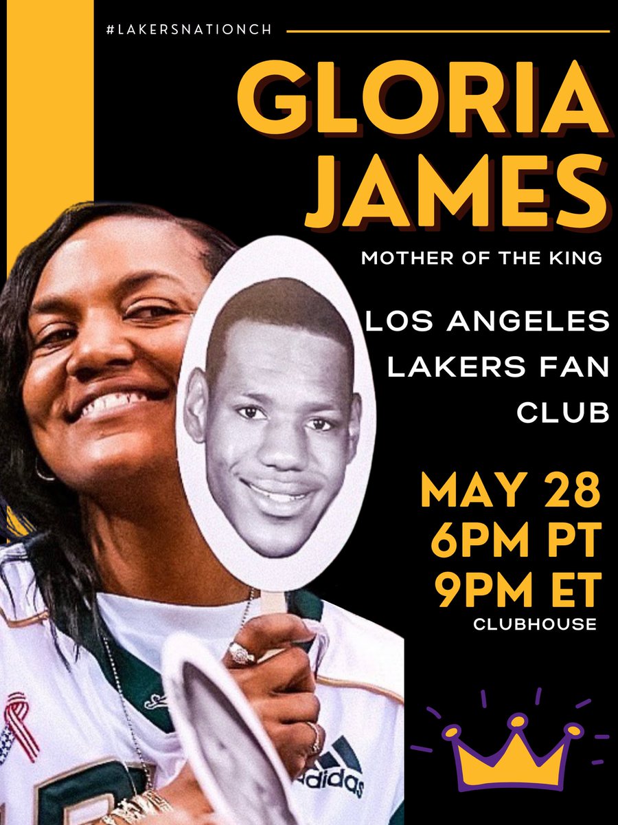 Join us when we chat with Gloria James, LeBron's mother. Inside the life of the mother who raised an NBA phenom. Join us for this one of a kind conversation! #lakersnationch #lakersnation #lakeshow 💜💛 #lalfc #gloriajames #lebronjames