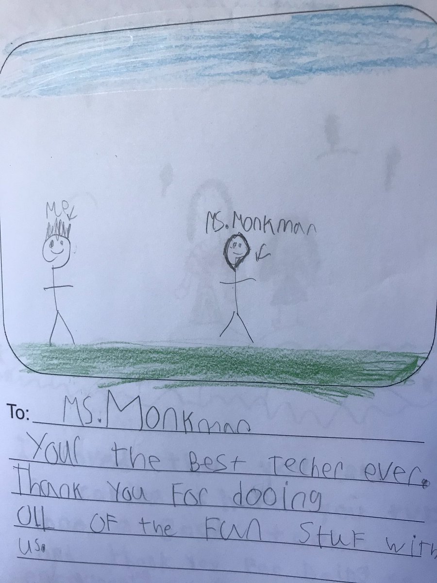 morganmonkman's tweet photo. And just like that, practicum #1 is complete! I’m really going to miss “doing all the fun stuff” with this wonderful group of students, they make me smile daily 😄 #grade1 #education #practicum #bced @UVicEducation @UVicTeacherEd https://t.co/AjLXMwp8Hv