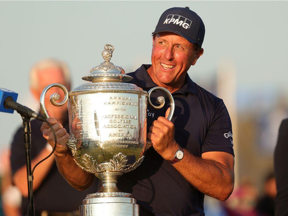 Golden moment Phil Mickelson wins PGA, makes history