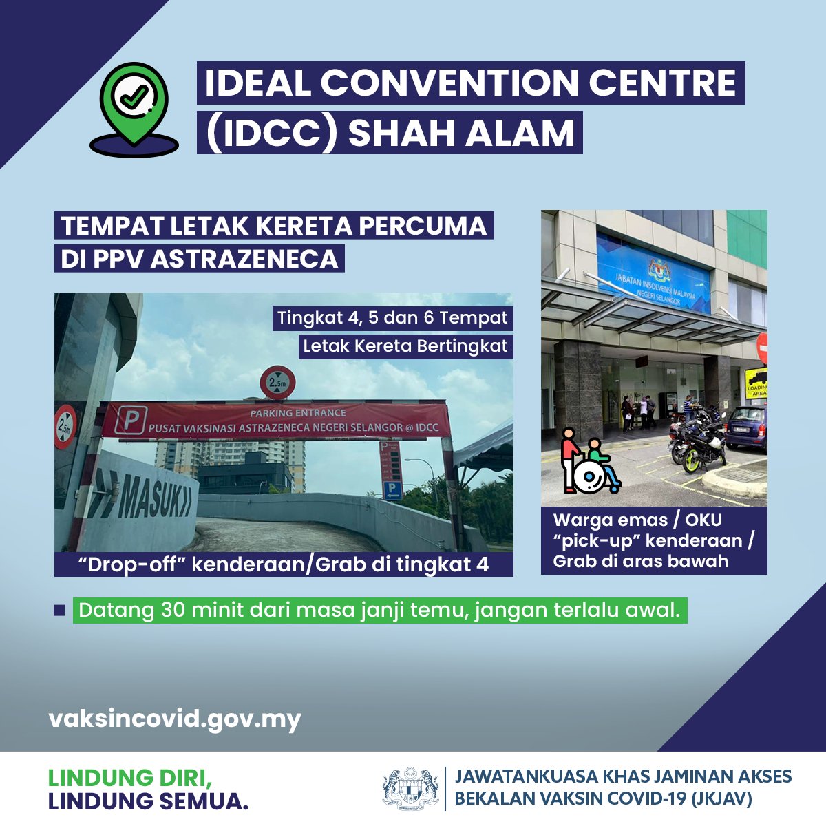 Pusat vaksin idcc shah alam