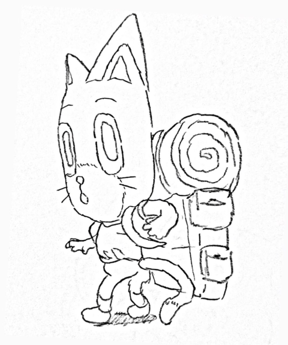 Doodling in bed on old computer paper 