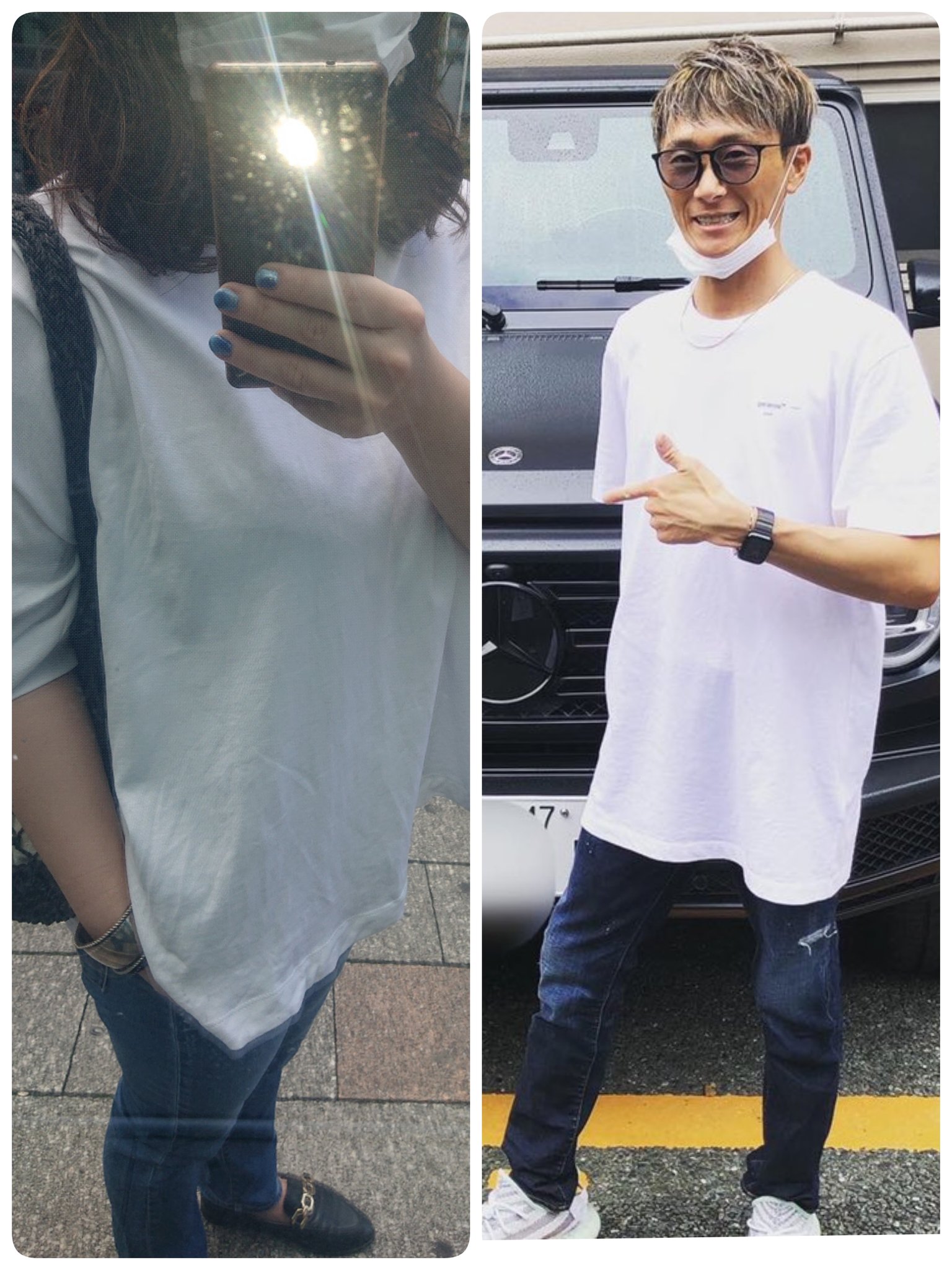 礼衣 Ray 競艇の峰竜太がかっこよすぎて 服装を真似してみる 2 3年くらい前から流行ってる 色の薄いサングラスも 彼が推してた ユニクロのエアリズムコットンオーバーサイズtシャツもちゃっかり買う かっこよければ男っぽくても女っぽくてもいい