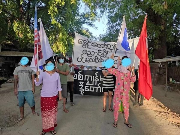 TostevinM's tweet photo. From Myanmar's big cities to small villages, another day of protest against military rule #WhatsHappeningInMyanmar https://t.co/rzxKkKsHxh