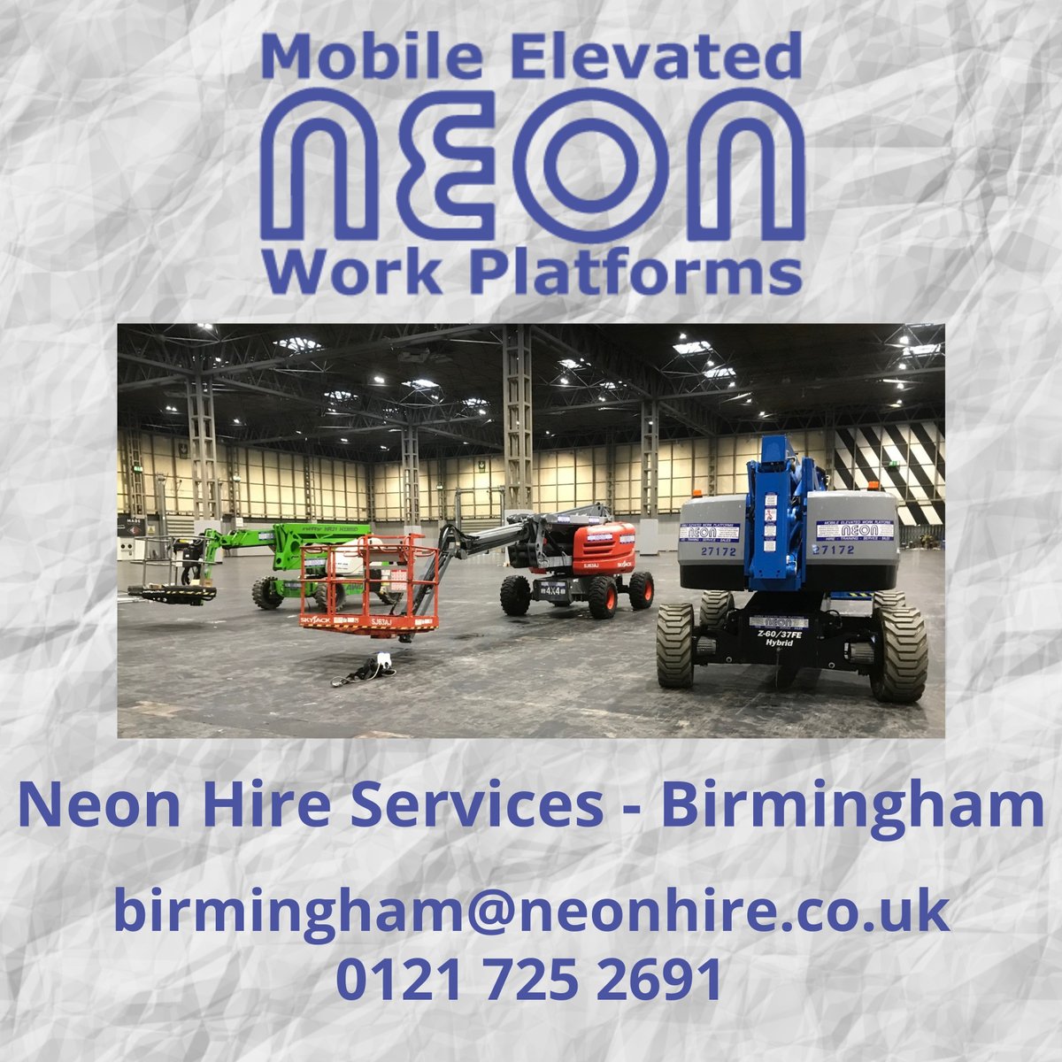 𝐓𝐨𝐝𝐚𝐲, 𝐢𝐭'𝐬 𝐚𝐥𝐥 𝐚𝐛𝐨𝐮𝐭 𝐁𝐢𝐫𝐦𝐢𝐧𝐠𝐡𝐚𝐦!

Did you know, we can offer our same great service in our newest depot in Birmingham? Still offering our fantastic same day delivery on some of our equipment too!
Let 'ｎｅｏｎ' light the way for you!

#birmingham