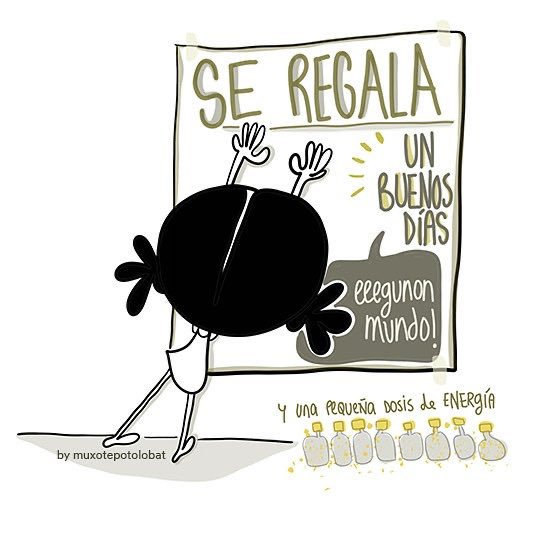 Buenos días y feliz comienzo de semana.Empezamos con mucha energía. No olvidéis que el jueves tenemos una cita importante, las Jornadas finales de Bibliotecas Escolares de Granada.Unas jornadas muy creativas y que os sorprenderán. ¡Os esperamos! 
<a href="/muxotepotolobat/">Muxote Potolo Bat</a>