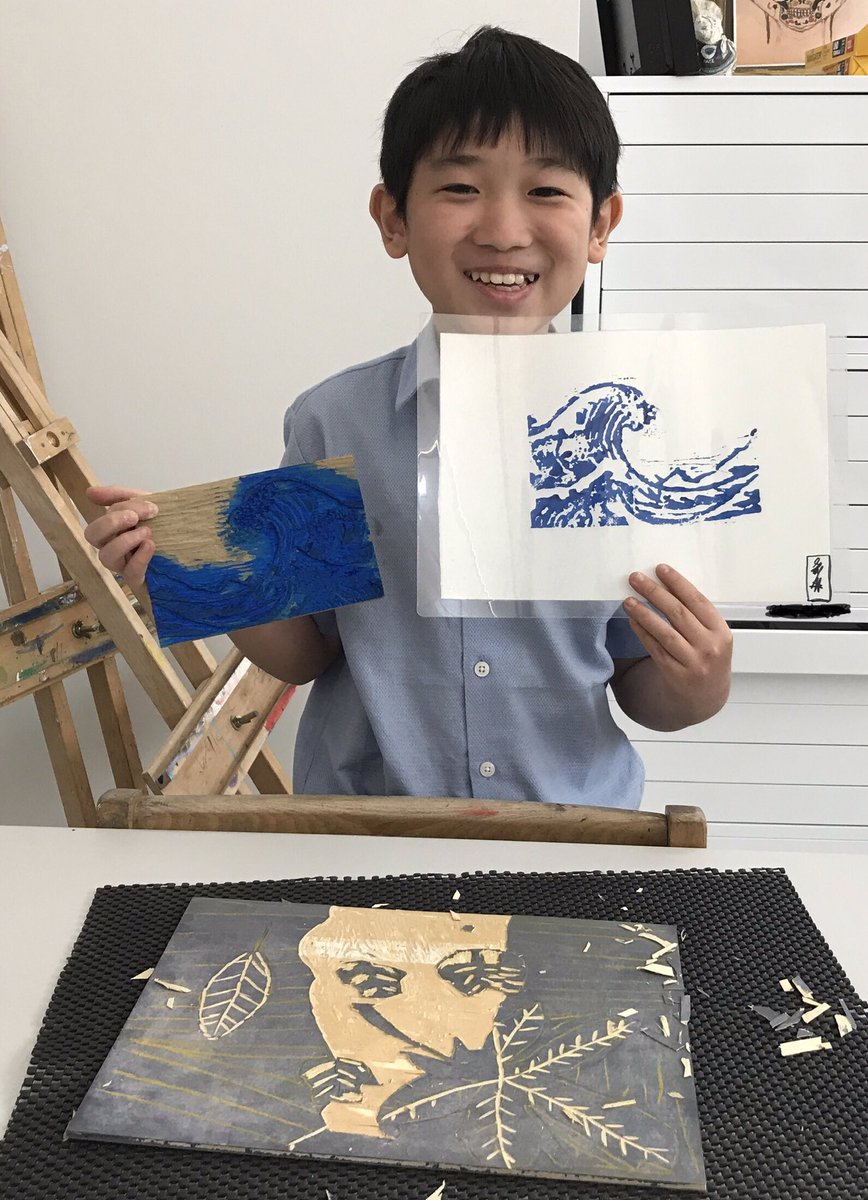 LudgroveArt's tweet photo. Impressive woodcut work from our threes this term. https://t.co/UQXOmd0XT1