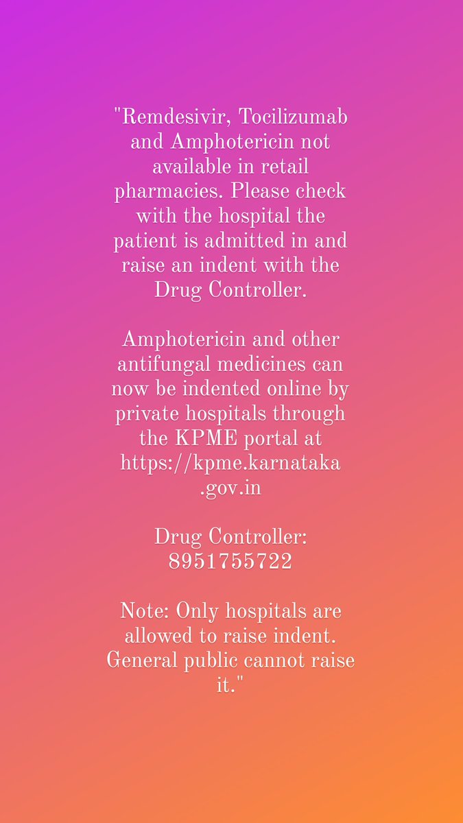 To all the people and volunteers in Karnataka
<a href="/AshwiniDodani/">Ashwinik Dodani</a> <a href="/darrencaldeira/">Darren Caldeira</a> <a href="/samyuktahornad/">Samyukta Hornad</a> <a href="/bengalurufc/">Bengaluru FC</a> <a href="/WestBlockBlues/">West Block Blues</a> <a href="/peakbengaluru/">Peak Bengaluru</a> <a href="/covidasha/">CovidAsha</a> <a href="/WeAreBangalore/">We Are #Bangaluru</a> <a href="/YuvaaVolunteers/">Yuvaa Volunteers</a> <a href="/weareyuvaa/">Yuvaa</a> <a href="/Waseem_BLR/">Waseem Ahmed ವಸೀಮ್ وسیم</a> <a href="/DunzoIt/">Dunzo</a> <a href="/sanitarypanels/">Sanitary Panels</a> <a href="/epigamia/">epigamia</a> <a href="/TheProductfolks/">The Product Folks 🚀</a> <a href="/FURLENCO/">FURLENCO</a> 
<a href="/TellDM/">Daanish M Bhatt 📕</a>