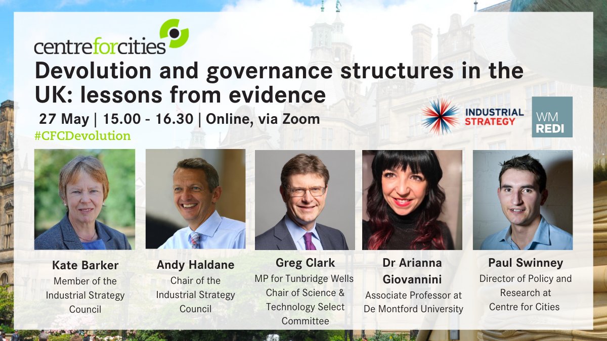 CentreforCities's tweet photo. Join us this Thursday for our #CFCDevolution event to launch the outgoing Industrial Strategy Councilโs final report.
@ISCProd_Matters
@WM_REDI
Sign up โฌ๏ธ
https://t.co/mfILVdd875 https://t.co/Tf0oL03jOM