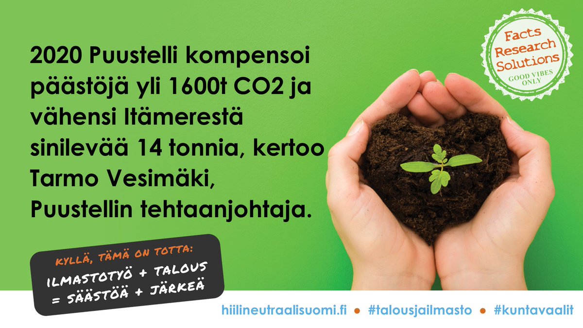 Puustelli on käynnistänyt Natural Steps -ohjelman, jolla vähennetään Harjavallan kalustetehtaan aiheuttamia päästöjä ja kompensoidaan hiilijalanjälkeä yhteistyökumppanien toimesta.  Ohjelman avulla mm.  istutetaan puita ja suojellaan Itämerta. #talousjailmasto <a href="/hiilineutraali/">HiilineutraaliSuomi</a>