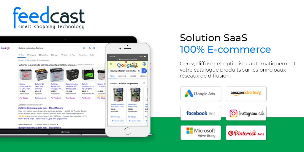 Découvrez #Feedcast, notre solution SaaS 100% dédiée au #ecommerce 👉🏻 feedcast.io

#marketingdigital #strategiedigitale #ecommerce