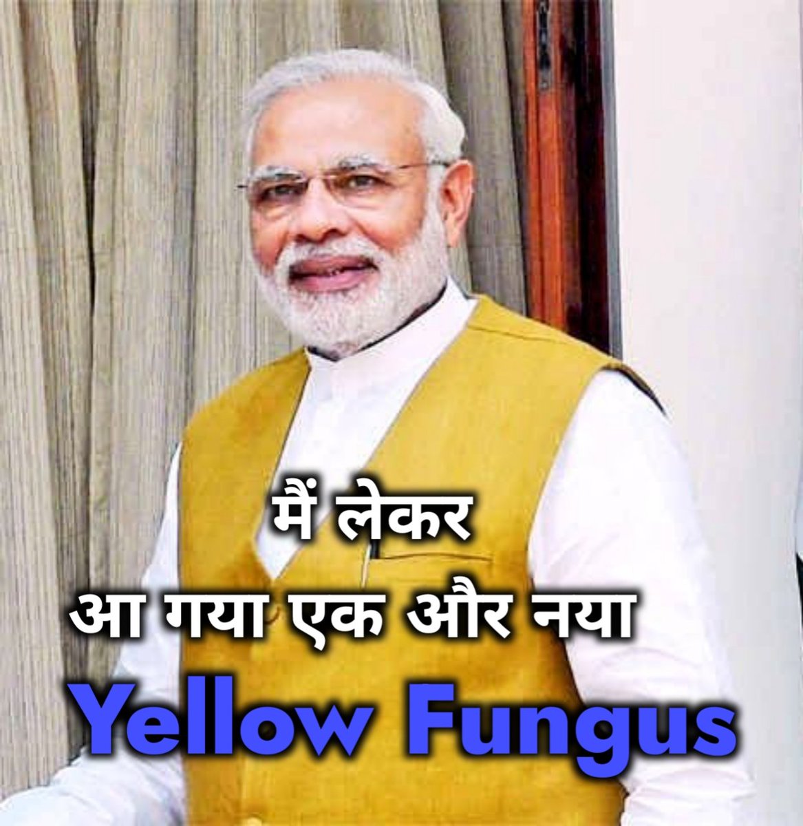 akashkdz_'s tweet photo. Yellow fungus is black fungus 🌚🥺
#YellowFungus https://t.co/7hZ6FTlf5D