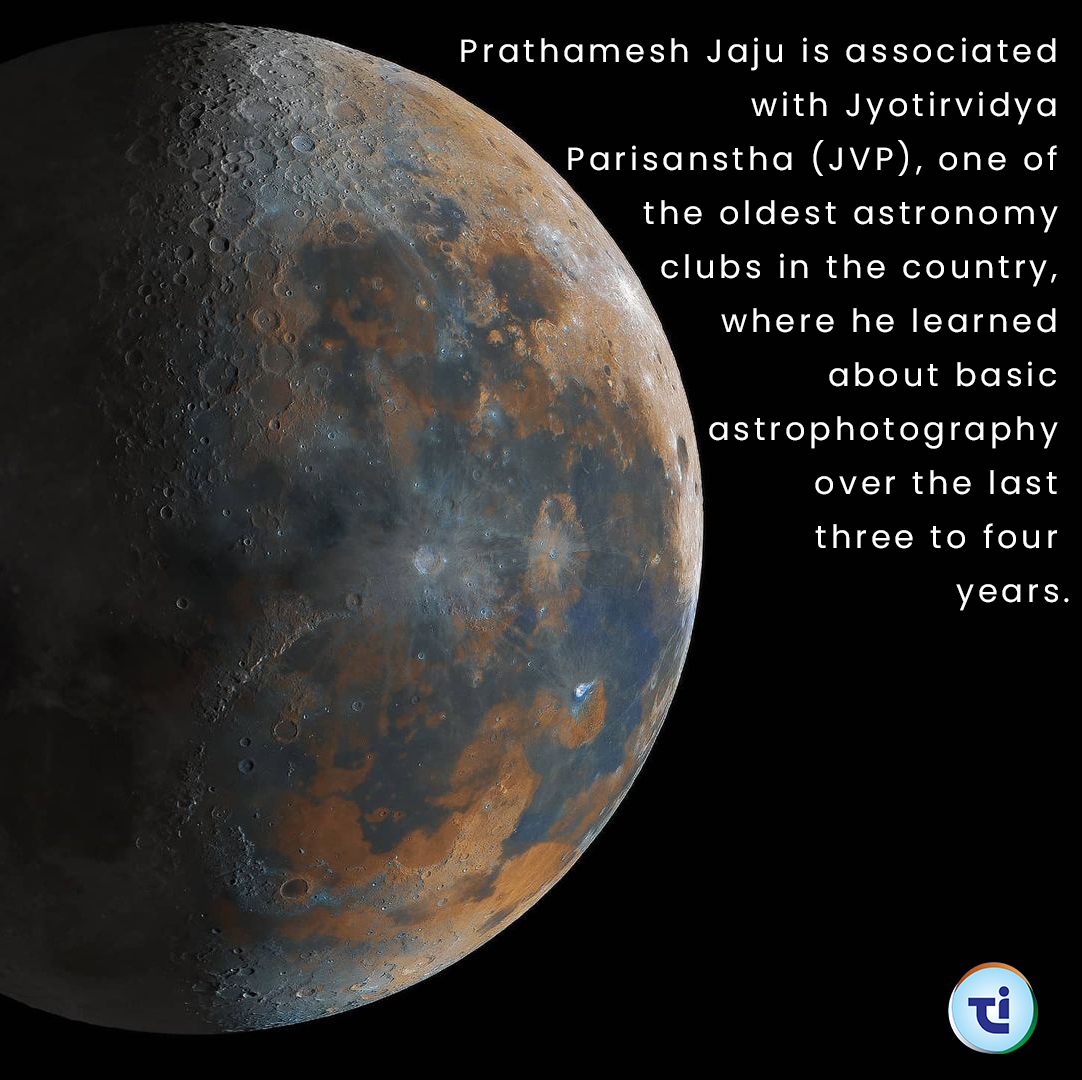 TheUnitedIndia2's tweet image. A 16-year-old boy from Pune gained popularity on social media by capturing one of the clearest pictures of the moon — Instagram/Prathamesh Jaju
.
.
.
Comment down below your thoughts on this.
.
.
.
#moon #Pune #Clearest #image 

@prathameshjaju
