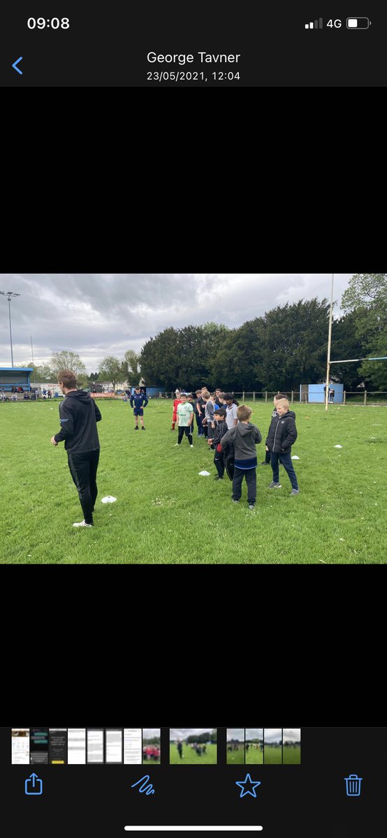 Yesterday was our 3rd weekend with these lovely young players and it was another FUNtastic morning!! We welcomed boys and girls of different ages to the club to enjoy our great sport 🏉 if you’d like to find out how to join, drop us a message 😆 🔵⚪️
