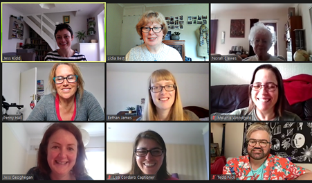 Wow this NADP workshop was great fun, although a sight challenge for a captioner; it's not often we are asked to write words like "higgledy-piggledy" - I would so do it again!  Thanks for a great Saturday NADP