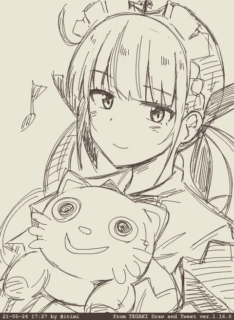 ⚓ #tegaki_dt 