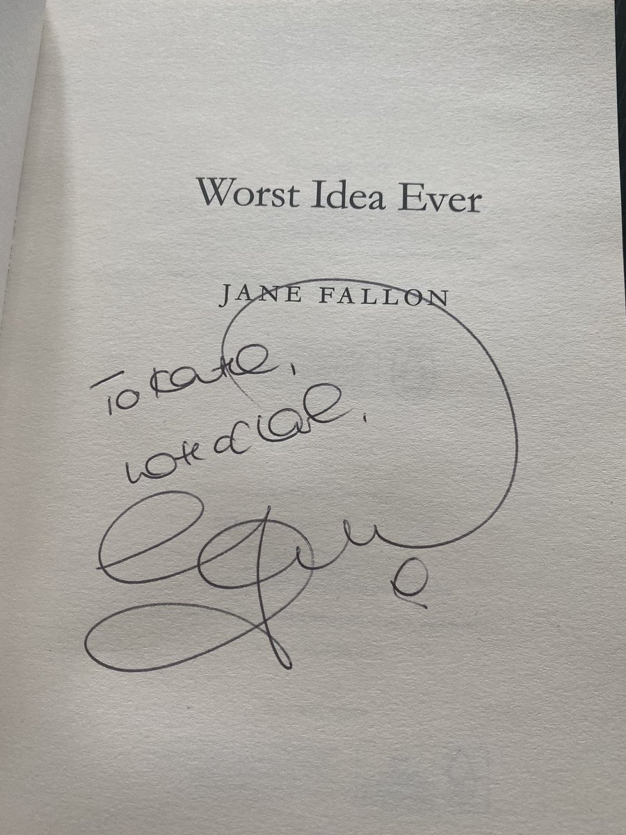 Is your name Katie? Do you have a friend called Katie?Would you like a copy of Worst. Idea. Ever signed to Katie even though that’s not your name? I’ve accidentally dedicated a book that should just be signed. RT this &amp; send me the reason why you should have it by 8pm GMT tonight