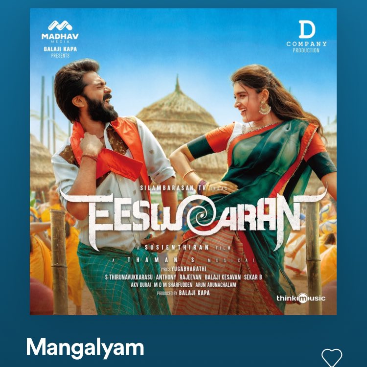 xbhxshxk's tweet photo. Singer #SilambarasanTR 🎙 in 2021, appreciation tweet..❤️
Chartbuster hits..💥
#Eeswaran #Sulthan #YOYK https://t.co/m03Dkrw9nG