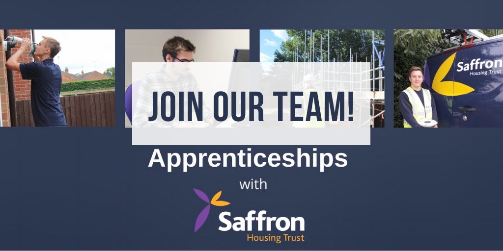 We have 3 new exciting apprenticeship opportunities at Saffron. 

It’s a chance to train &amp; develop to gain the appropriate 
qualifications whilst gaining on the job skills &amp; experience.

For more info visit 👇
saffronhousing.co.uk/corporate/care… 

#apprenticeships #proudtobesaffron