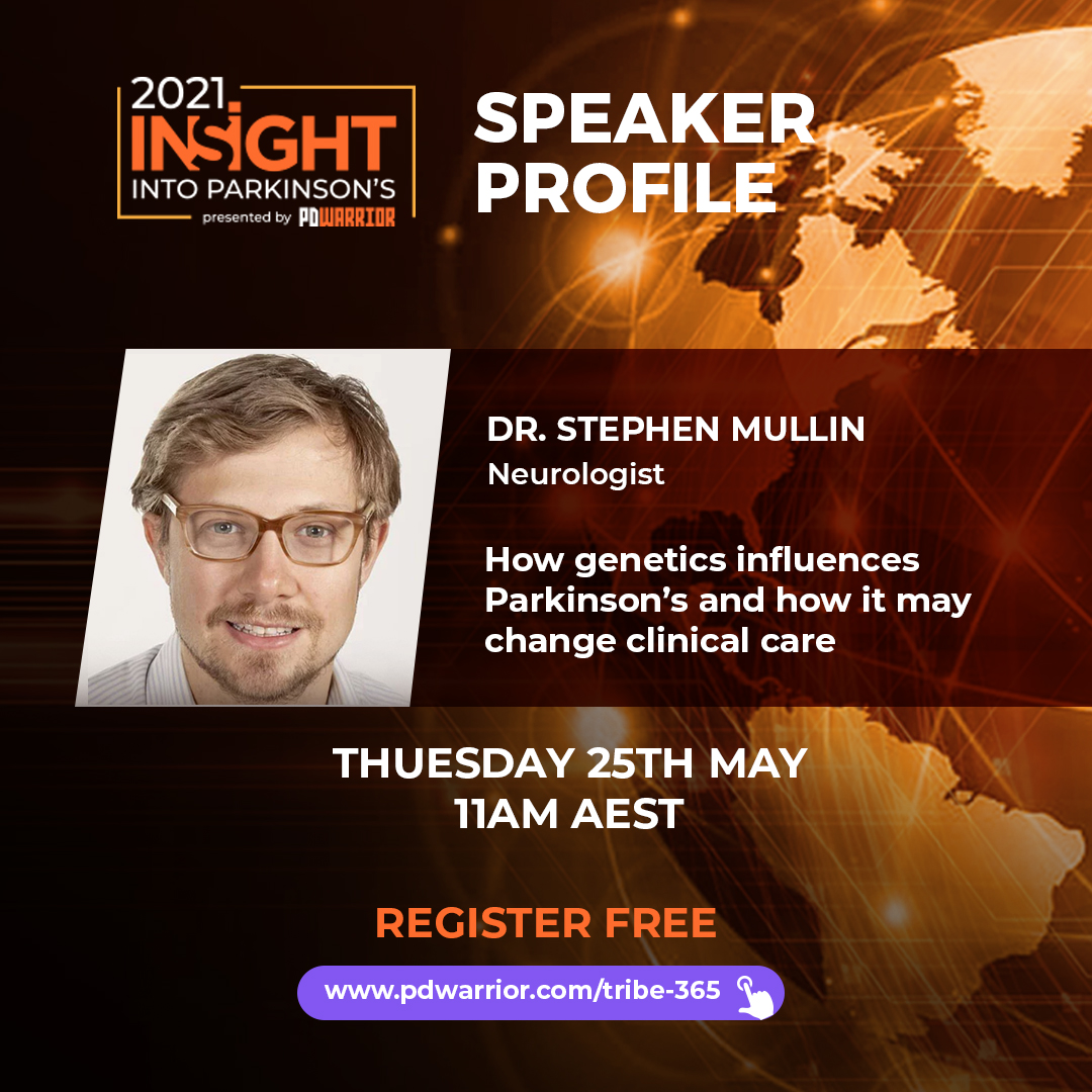 Our May month of 'Diagnostics' concludes with a great presentation on 👉'How genetics influences #Parkinsons  and how it may change clinical care by neurologist <a href="/ParkinsonsDoc/">Dr Stephen Mullin 🇺🇦</a> Stephen Mullin . You can access the presentation here tomorrow 
pdwarrior.com/tribe-365/