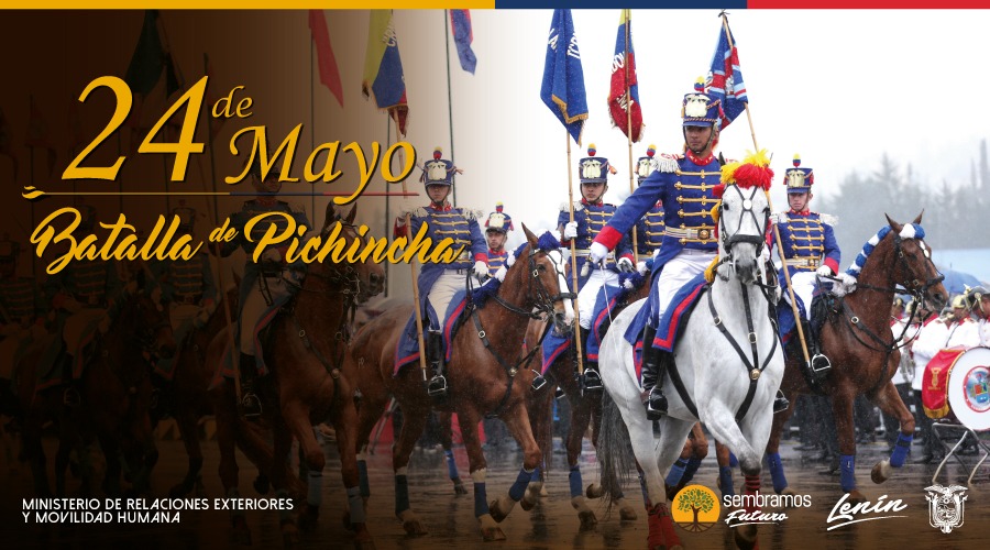 Hace 199 años, el #24DeMayo de 1822, se conquistó la Libertad. Hoy rememoramos la valentía de nuestros héroes. #BatallaDePichincha.