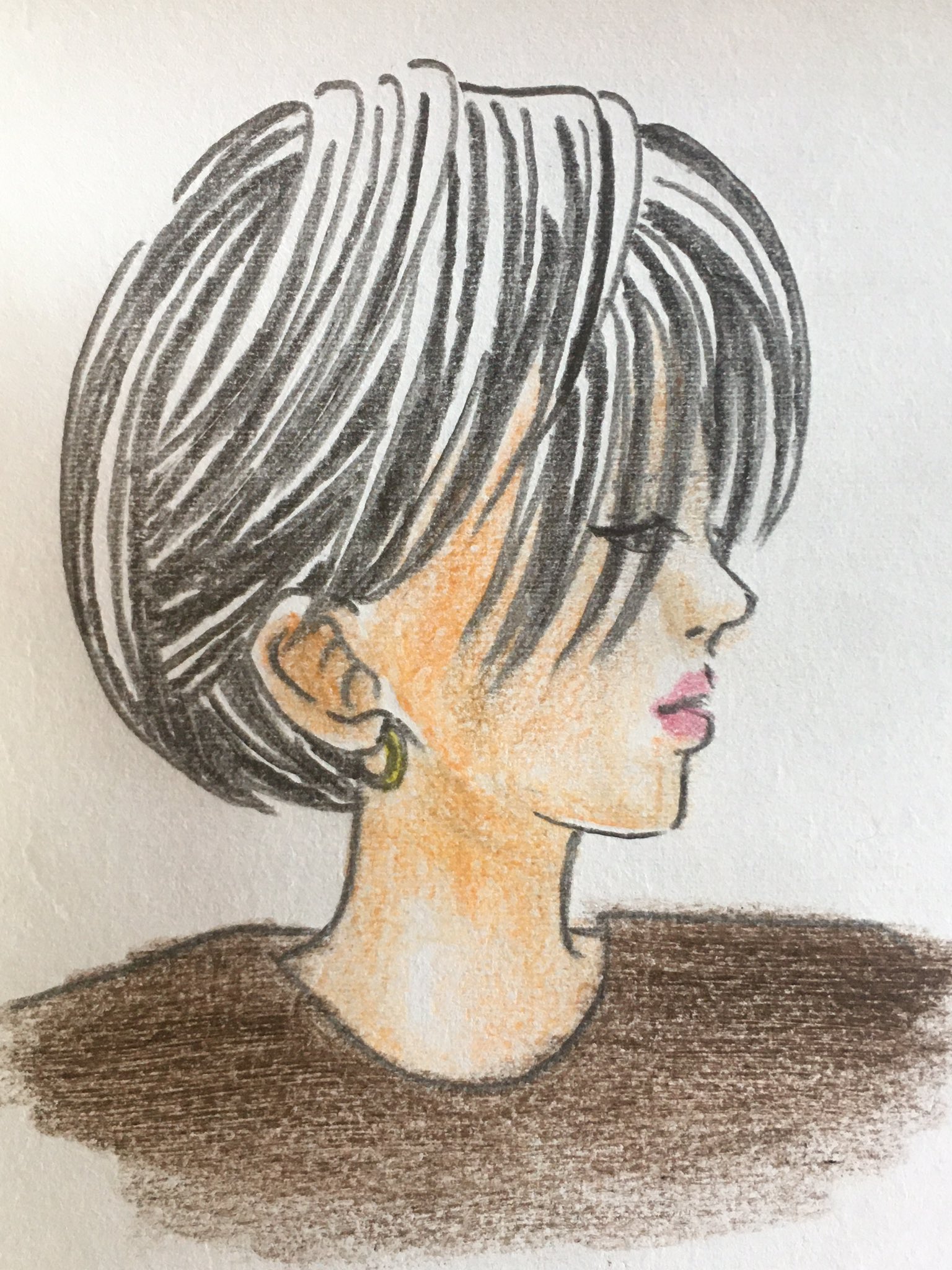 تويتر ノブユキ على تويتر 横顔 美人画 イラスト T Co Srxhrgvtmx