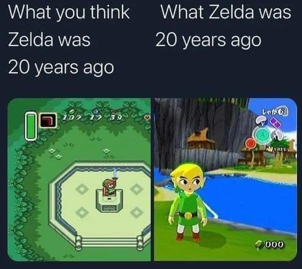 MoggyZpartuss's tweet photo. Time flies when you having fun, for really. #zelda #legendofzelda #videogames #link #oldschool #timepassed #backinthedays https://t.co/bdlQ00L8t8